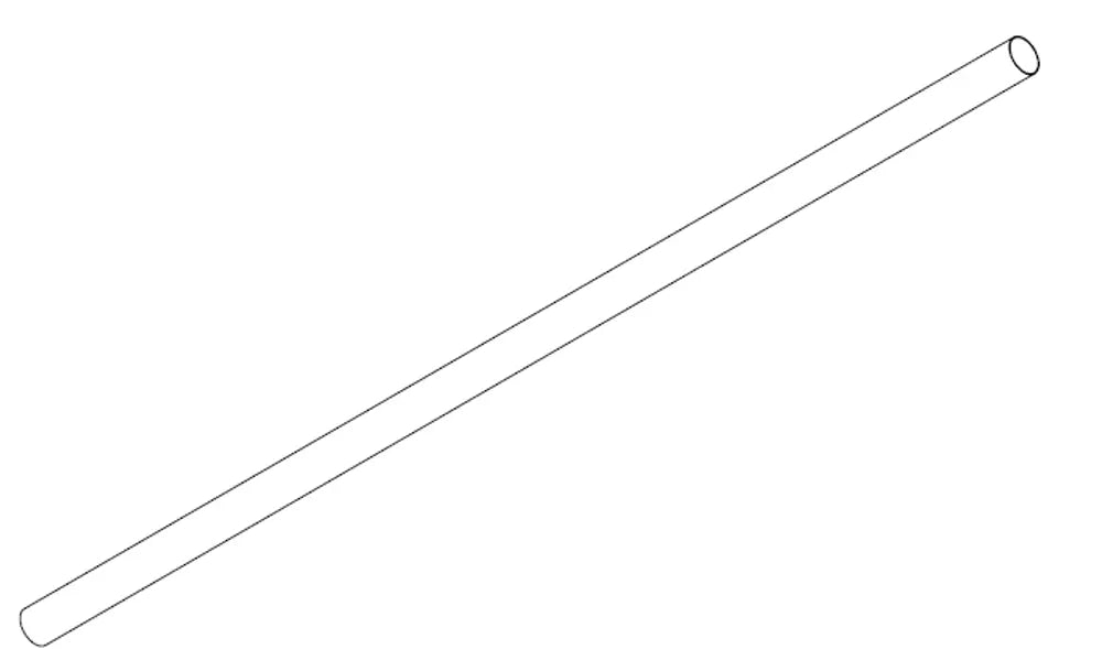Tubo di scarico, OD=60 / L=2000, SPD - 93358