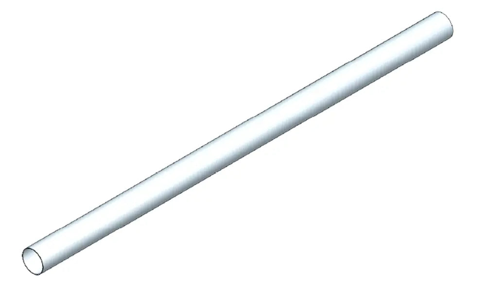 Tubo di scarico, OD=101.6 / L=2000, INOX - 93502