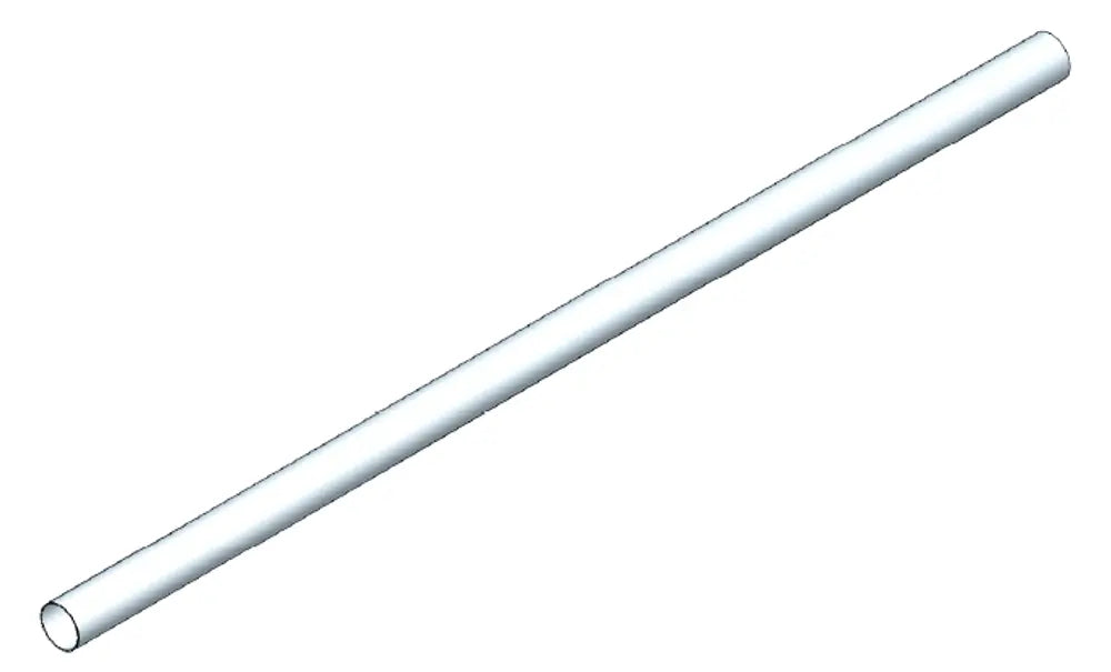 Tubo di scarico, OD=76.2 / L=2000, INOX - 93576