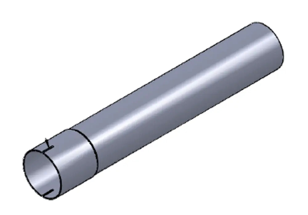 Tubo di prolunga, OD/ID= 101.6/102.1 / L=600, ALU - 93602