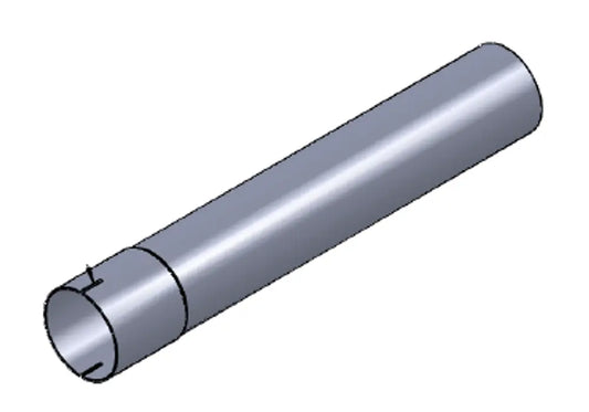 Tubo di prolunga, OD/ID= 101.6/102.1 / L=600, ALU - 93602