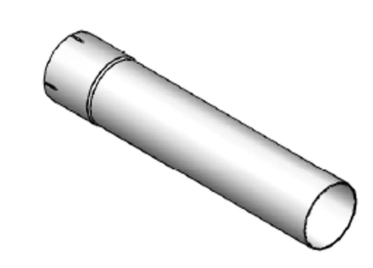 Tubo di prolunga, OD/ID= 120/121 / L=600, ALU - 93620