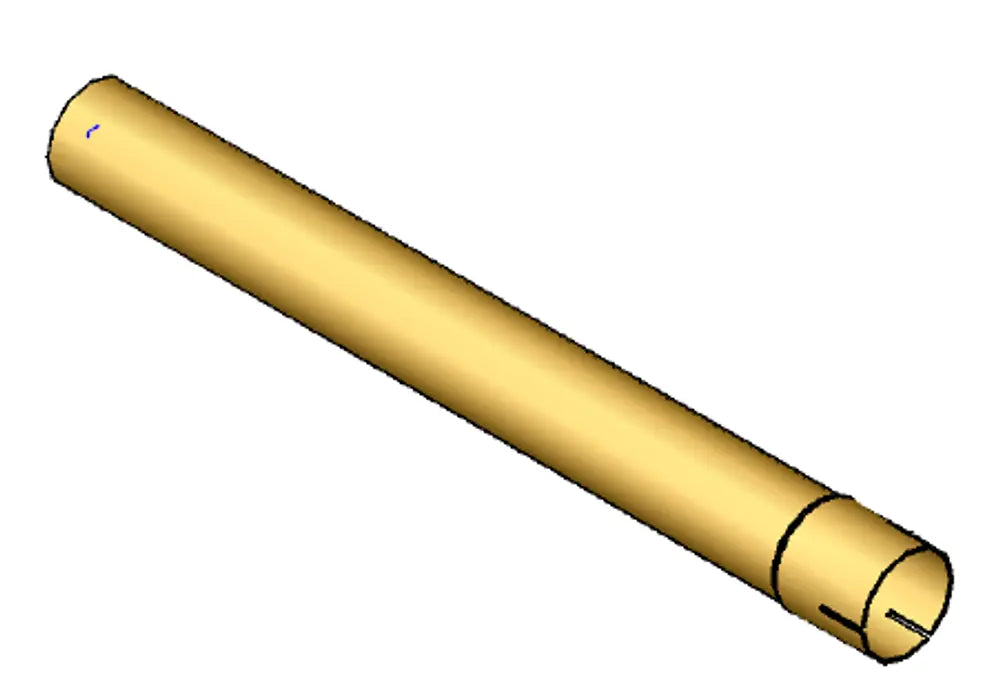 Tubo di prolunga, OD/ID= 64/63.5 / L=600, ALU - 93664