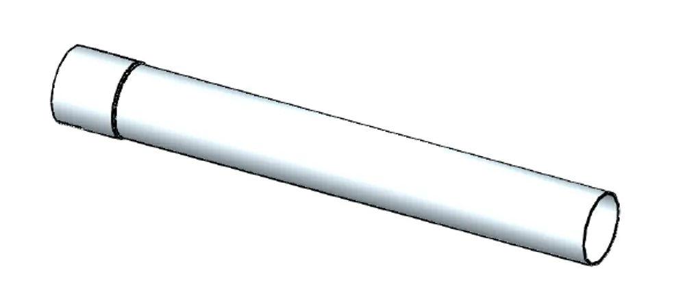 Tubo di prolunga, OD/ID= 76.2/76.7 / L=600, ALU - 93676