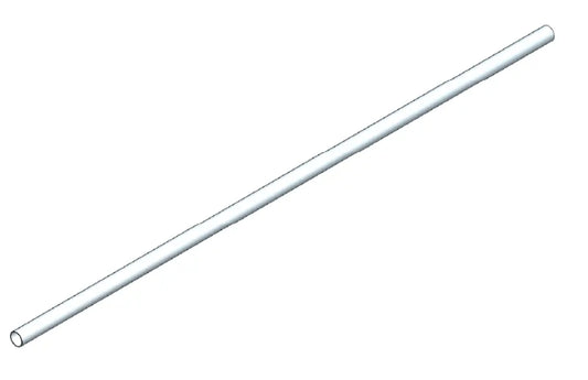 Tubo di scarico, OD=45 / L=2000, ALU - 93745