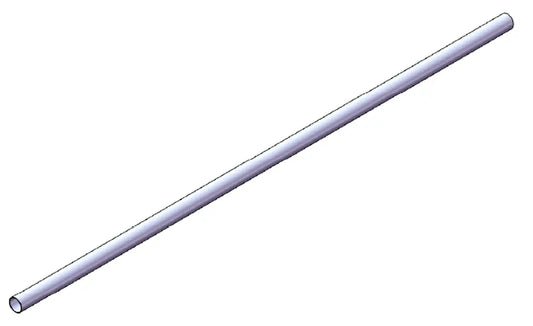 Tubo di scarico, OD=50 / L=2000, ALU - 93750