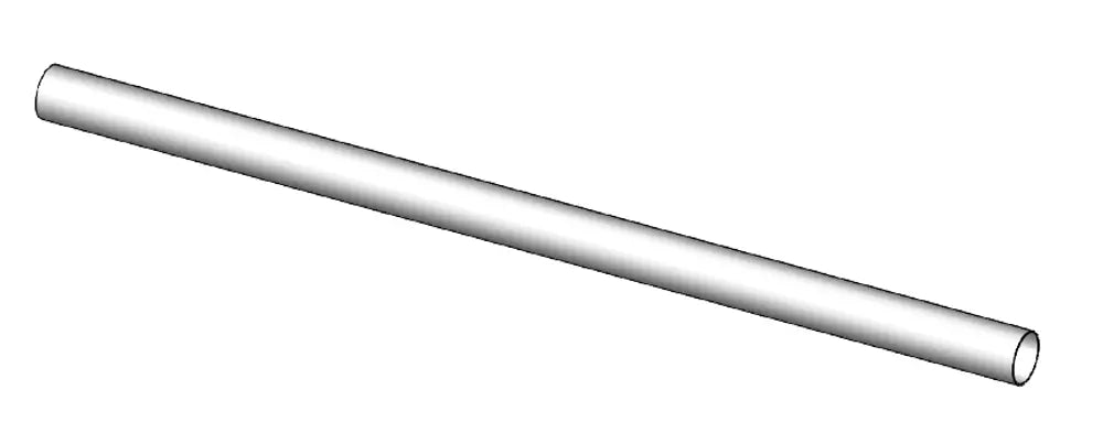 Tubo di scarico, OD=101.6 / L=2000, ALU - 94703