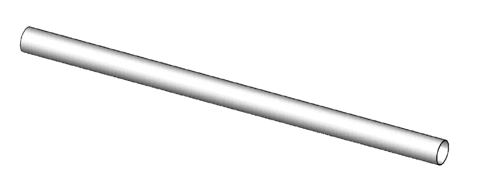 Tubo di scarico, OD=110 / L=2000, ALU - 94710