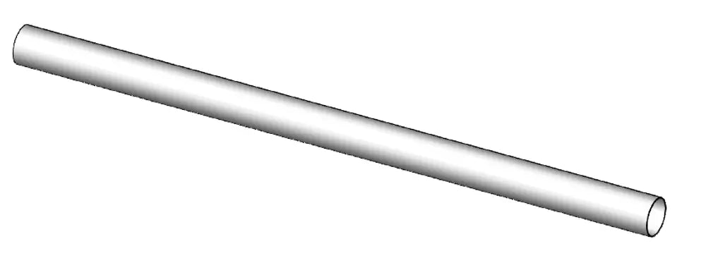 Tubo di scarico, OD=114.3 / L=2000, ALU - 94715