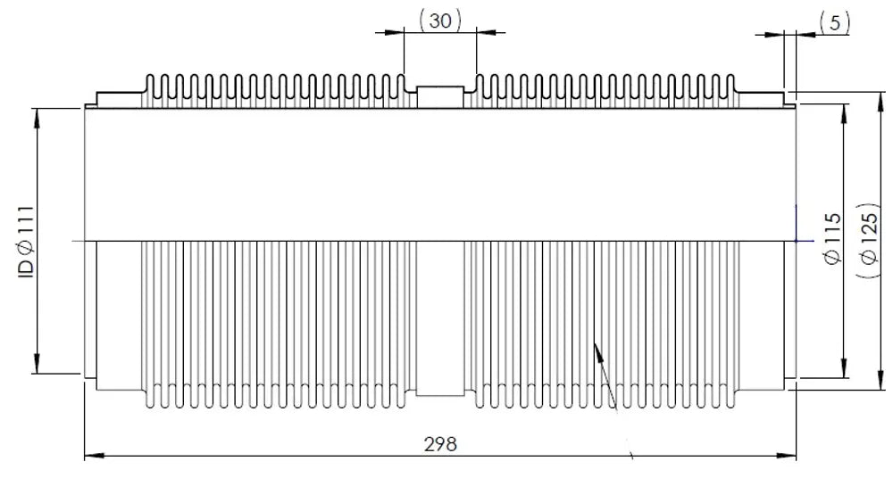 Soffietto, ID=111  L=298, SS - 95313