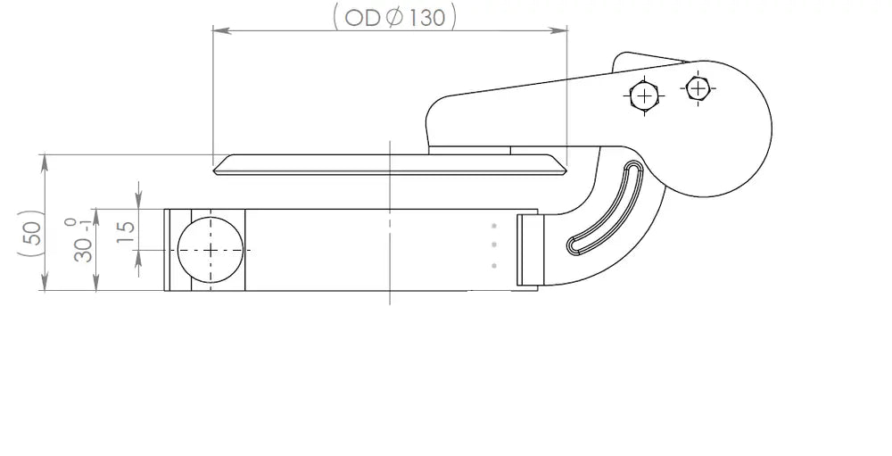 Parapioggia, Ø=100.5, ZINC - 98400