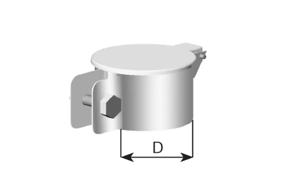 Parapioggia, Ø=110, ZINC - 98411