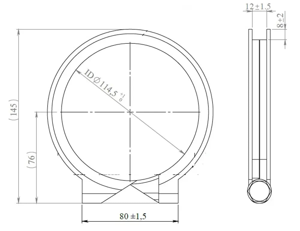 Fascetta di scarico per Renault/Volvo, Ø=108-114 mm - 99115