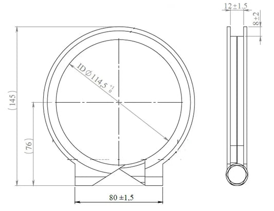 Fascetta di scarico per Renault/Volvo, Ø=108-114 mm - 99115