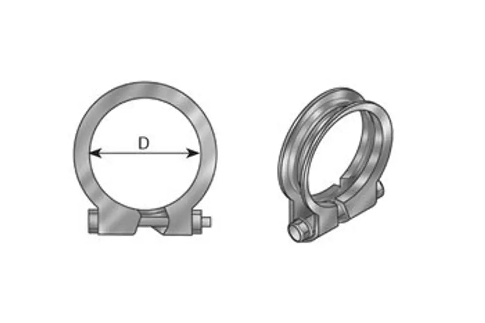 Fascetta per marca camion, Ø=130-135 mm, INOX - 99136