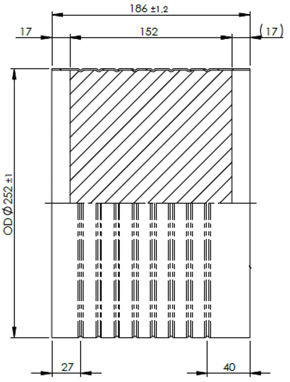 Substrato da incasso per Renault/Volvo - 9AA000