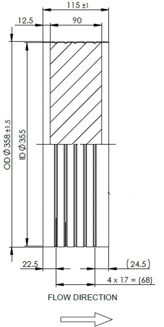 Substrato da incasso per DAF/VDL - 9AA026