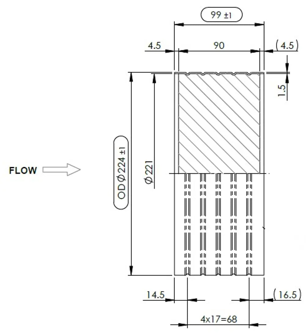 Substrato da incasso per DAF/Dennis/Scania - 9AA045