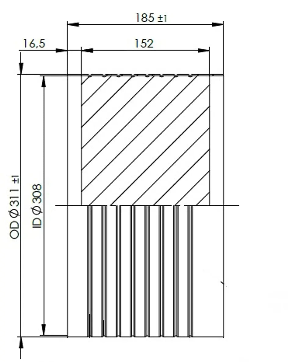 Substrato da incasso per Iveco - 9AA049