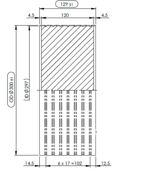 Substrato da incasso per DAF - 9AA028