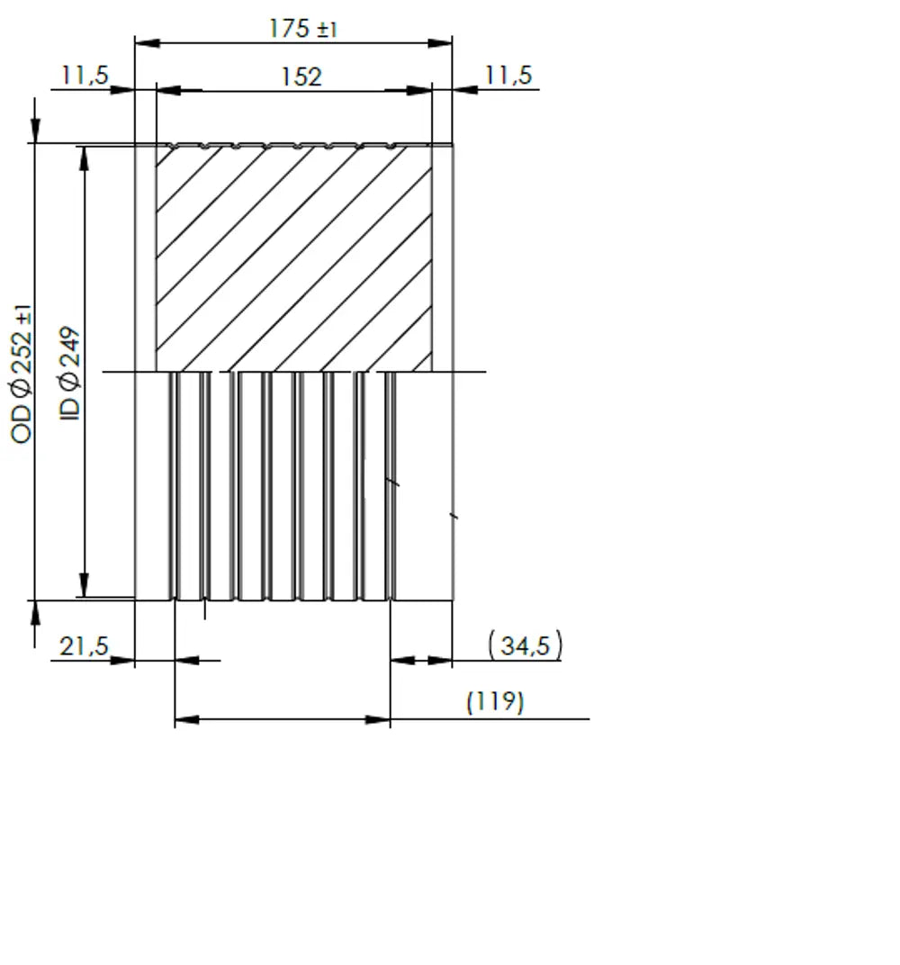 Substrato da incasso per Scania - 9AA038