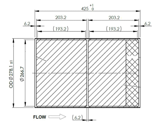 Substrato da incasso per DAF/Volvo - 9AA100